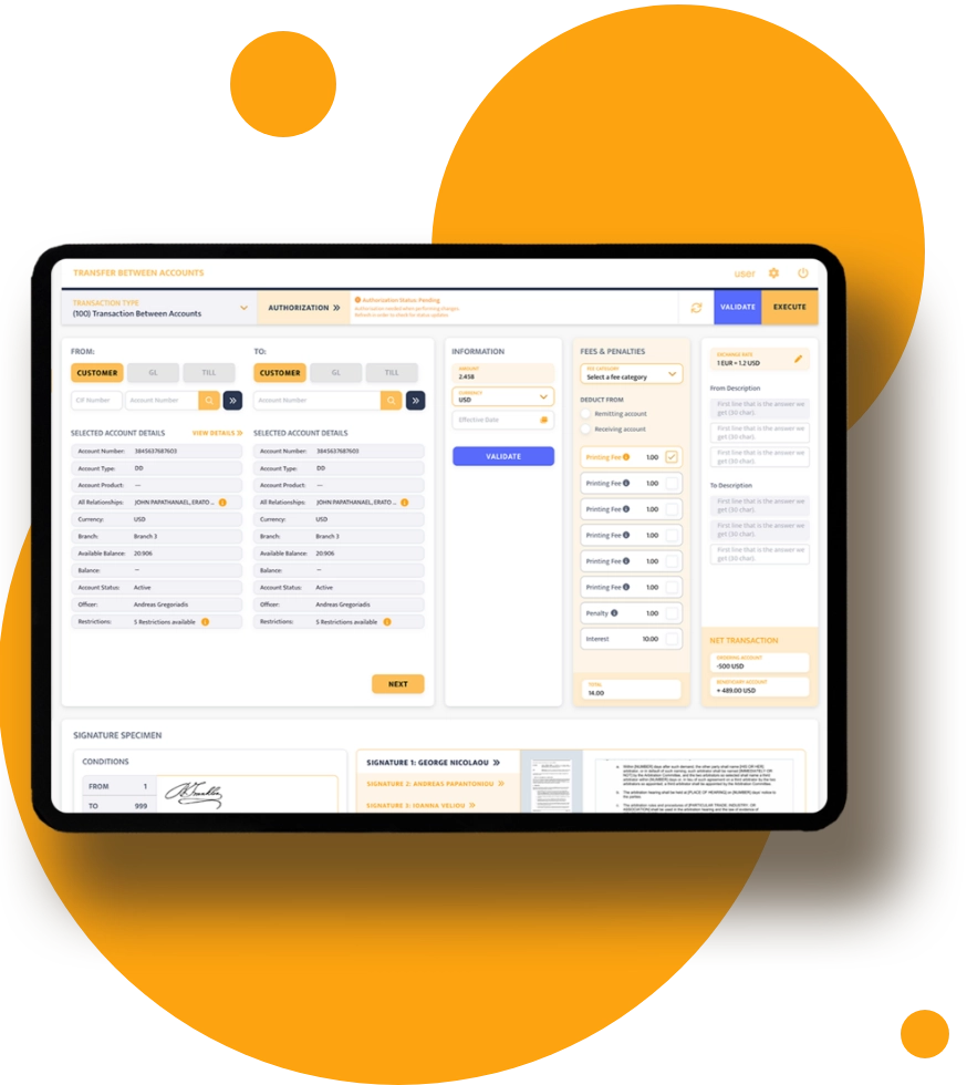 Stellar is a bank teller system designed to assist tellers in their
